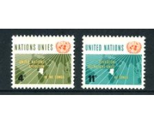1962 - LOTTO/21350 - ONU U.S.A - OPERAZIONI NEL CONGO 2v. - NUOVI
