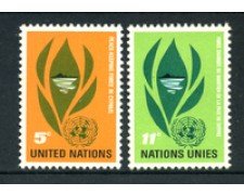 1965 - LOTTO/21364 - ONU U.S.A - PACE A CIPRO 2v. - NUOVI