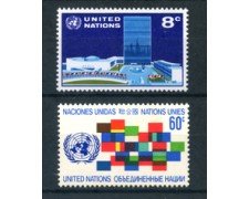 1971 - LOTTO/21402 - ONU U.S.A. - POSTA ORDINARIA 2v. - NUOVI