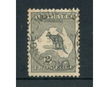 1912/19 - LOTTO/21531A - AUSTRALIA - 2d. GRIGIO - USATO