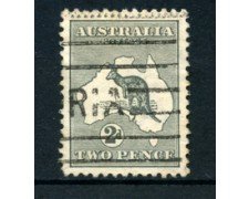 1912/19 - LOTTO/21531 - AUSTRALIA - 2d. GRIGIO - USATO