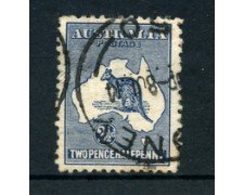 1912/19 - LOTTO/21532 - AUSTRALIA - 2,5d. BLU - USATO