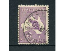 1929/30 - LOTTO/21544B - AUSTRALIA - 9d. VIOLETTO - USATO