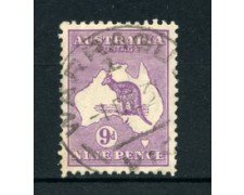 1929/30 - LOTTO/21544C - AUSTRALIA - 9d. VIOLETTO - USATO