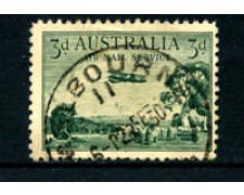 1929 - LOTTO/21553 - AUSTRALIA - 3d. POSTA AEREA - USATO