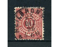 WURTTEMBERG - 1875 - LOTTO/21835 - 10p. CARMINIO USATO