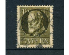 BAVIERA - 1914 - LOTTO/21868 - 40p. BRUNO USATO