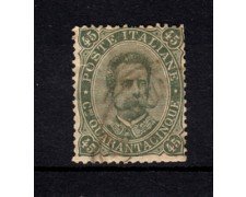 1889 - LOTTO/21979 - REGNO - 45 cent. VERDE OLIVA  - USATO