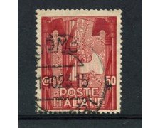 1923 - LOTTO/22224 - REGNO - 50cent. MARCIA SU ROMA - USATO