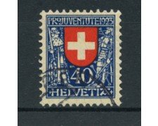 1923 - LOTTO/22256 - SVIZZERA - 40+10 cent. PRO JUVENTUTE - USATO