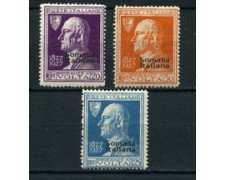 SOMALIA - 1927 - LOTTO/22411 - A.VOLTA 3v. -  NUOVI