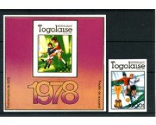 1978 - TOGO - LOTTO/22433 - CALCIO ARGENTINA - NUOVI