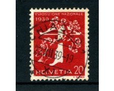 1939 -LOTTO/22841 - 20 cent. EXPO ZURIGO ITALIANO - USATO