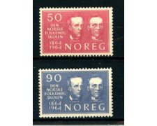 1964 - LOTTO/22893 - NORVEGIA - SCUOLE POPOLARI  2v. - NUOVI