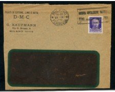 MILANO - 1933 - LOTTO/23034 - FRONTESPIZIO DI BUSTA CON  50 cent. PERFORATO G.K.M.