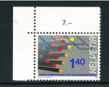 1988  - LOTTO/23146 - SVIZZERA - SERVIZIO 140c.TELECOMUNICAZIONI NUOVO