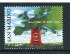 2002 - LOTTO/23309 - SAN MARINO - TRATTATO DI MAASTRRICHT - NUOVO