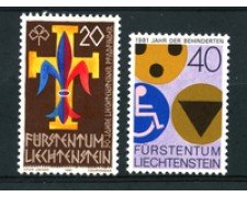 1981 - LOTTO/23543 - LIECHTENSTEIN - AVVENIMENTI 2 v. - NUOVI