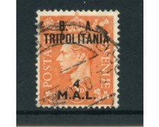 1950 - LOTTO/23681 - B.A. TRIPOLITANIA - 4 M. SU 2p. ARANCIO - USATO
