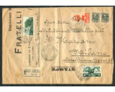 1939 - LOTTO/23747 - ERITREA - BUSTA RACCOMANDATA  DA ADDIS ABEBA A MILANO