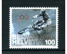 2008 - LOTTO/23937 - SVIZZERA - BEIJING OLIMPIADI ESTIVE 1v. - NUOVO