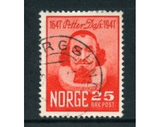 1947 - LOTTO/24056 - NORVEGIA - 25o. PETTER DASS - USATO