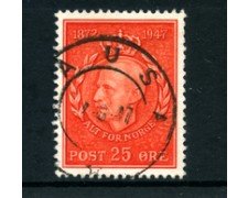 1947 - LOTTO/24057 - NORVEGIA - 75° COMPLEANNO DEL RE HAAKON - USATO