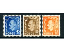 1950 - LOTTO/24060 - NORVEGIA - 45/50755 RE HAAKON 3v. - LING.