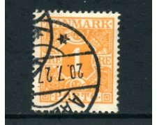 1921/27 - LOTTO/24095 - DANIMARCA - SEGNATASSE 1 o. ARANCIO - USATO