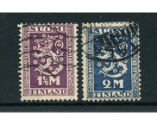 1927 - LOTTO/24155 - FINLANDIA - 10° ANNIVERSARIO INDIPENDENZA 2v. - USATI