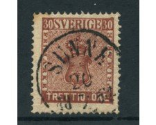 1858 - LOTTO/24278 - SVEZIA - 30 ORE BRUNO - USATO
