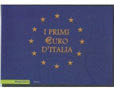 2002 - LOTTO/24298 - REPUBBLICA - I PRIMI EURO D'ITALIA - FOLDER POSTE