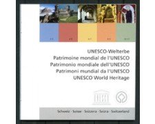 2003 - LOTTO/24333 - SVIZZERA - PATRIMONIO UNESCO LOCALITA SVIZZERE - FOLDER POSTE