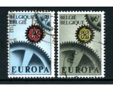 1967 - BELGIO - LOTTO/24419 - EUROPA 2v. - USATI