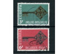 1968 - BELGIO - LOTTO/24441 - EUROPA 2v. - USATI