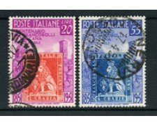 1951 - LOTTO/24658 - REPUBBLICA - FRANCOBOLLI DI TOSCANA 2v. - USATI