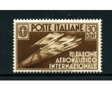 1935 - LOTTO/24667 - REGNO - 30 cent. SALONE AERONAUTICO - NUOVO