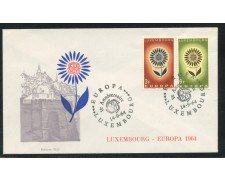 1964 - LUSSEMBURGO - EUROPA 2v. BUSTA FDC - LOTTO/25111