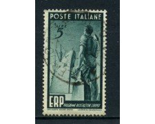 1949 - ITALIA REPUBBLICA - 5 LIRE . ERP - USATO - LOTTO/25218B