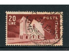 1949 - REPUBBLICA - ELEZIONI AMMINISTRATIVE DI TRISTE - USATO - LOTTO/25221A