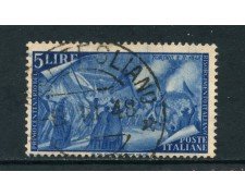 1948 - ITALIA - 5 LIRE  CENTENARIO RISORGIMENTO - USATO - LOTTO/25232