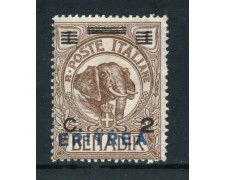1924 - ERITREA - 2 SU 1 BESA BRUNO - CON LINGUELLA - LOTTO/25329