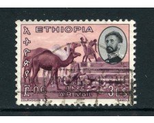 1965 - ETHIOPIA - POSTA AEREA 3d. CAMMELLI - USATO - LOTTO/25514