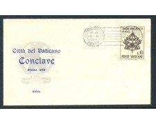 1963 - VATICANO - BUSTA CONCLAVE - LOTTO/25720