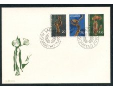 1972 - LIECHTENSTEIN - SCULTURE IN LEGNO - BUSTA FDC - LOTTO/25791