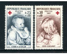 1965 - FRANCIA - CROCE ROSSA 2v. - NUOVI - LOTTO/25956