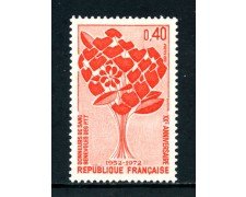 1972 - FRANCIA - DONATORI SANGUE - NUOVO - LOTTO/26036