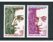 1974 - FRANCIA - PERSONAGGI FAMOSI 2v. - NUOVI - LOTTO/26085