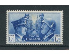 1941 - REGNO - 1,25 LIRE FRATELLANZA D'ARMI - LINGUELLATO - LOTTO/26383