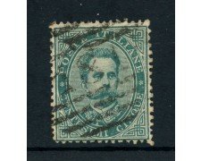 1879 - REGNO - 5 cent. VERDE  RE UMBERTO I° - USATO - LOTTO/26421